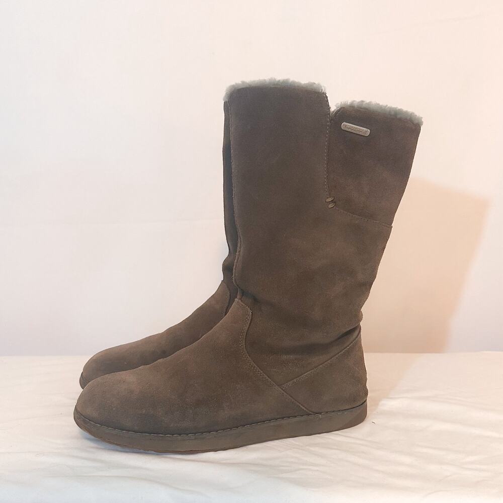 EMU AUSTRALIA Sandy Bay Hi Waterproof Shearling Boot Grey Sz. 8 - Picture 5 of 8